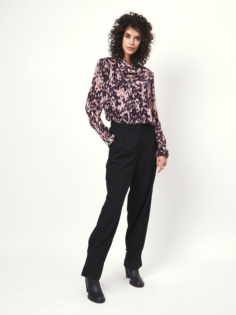 Dante 6 D6GALAXY top-32% viskose, 68% ecovero-DAMES TOPS & BLOUSES-Paars