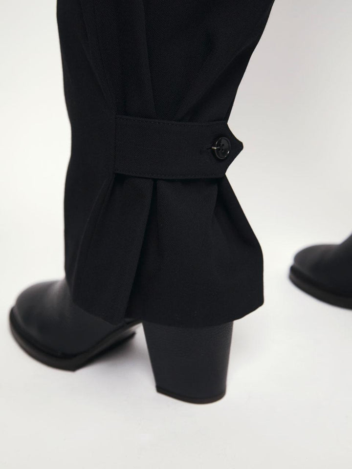 Dante 6 D6HARLOW pantalon-57% polyester, 30% tencel, 13% katoen-DAMES BROEKEN-Zwart