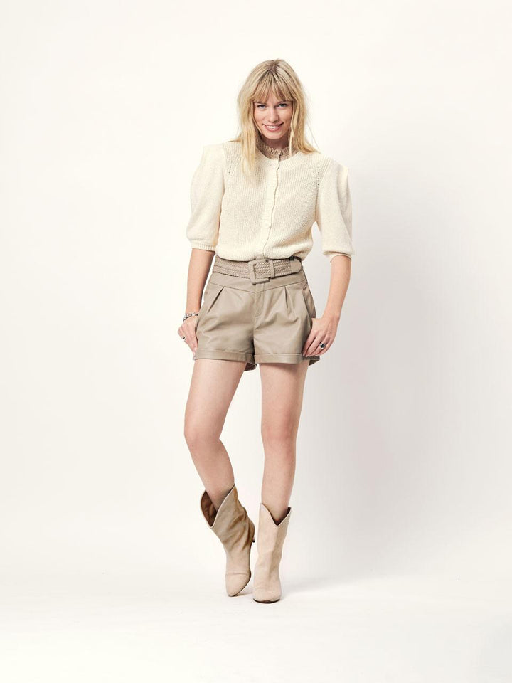 Dante 6 D6JODY vestje-80% katoen, 20% polyamide-DAMES TRUIEN & VESTEN-Beige