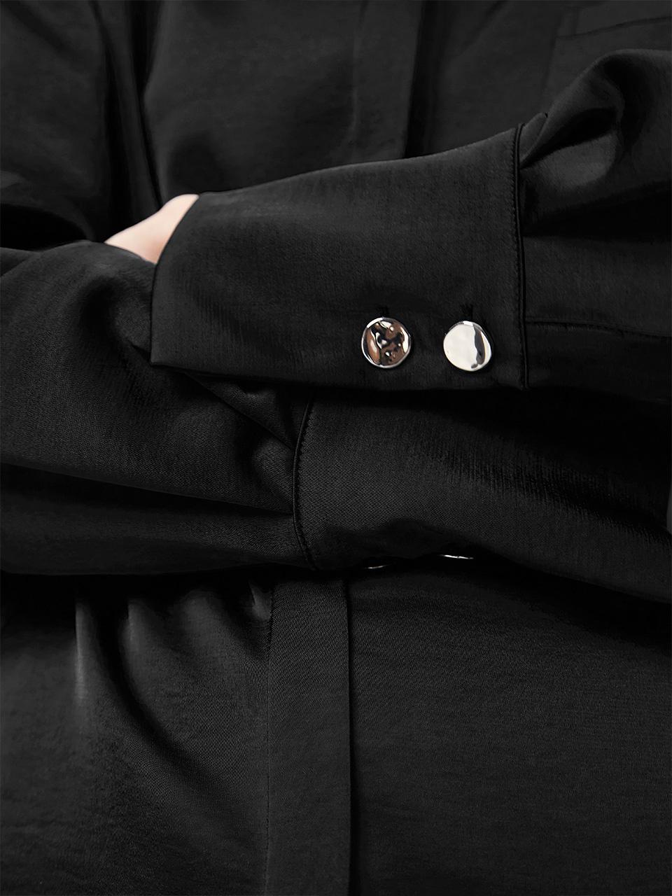 Dante 6 D6LOUDA blouse-100% polyester-DAMES TOPS & BLOUSES-Zwart