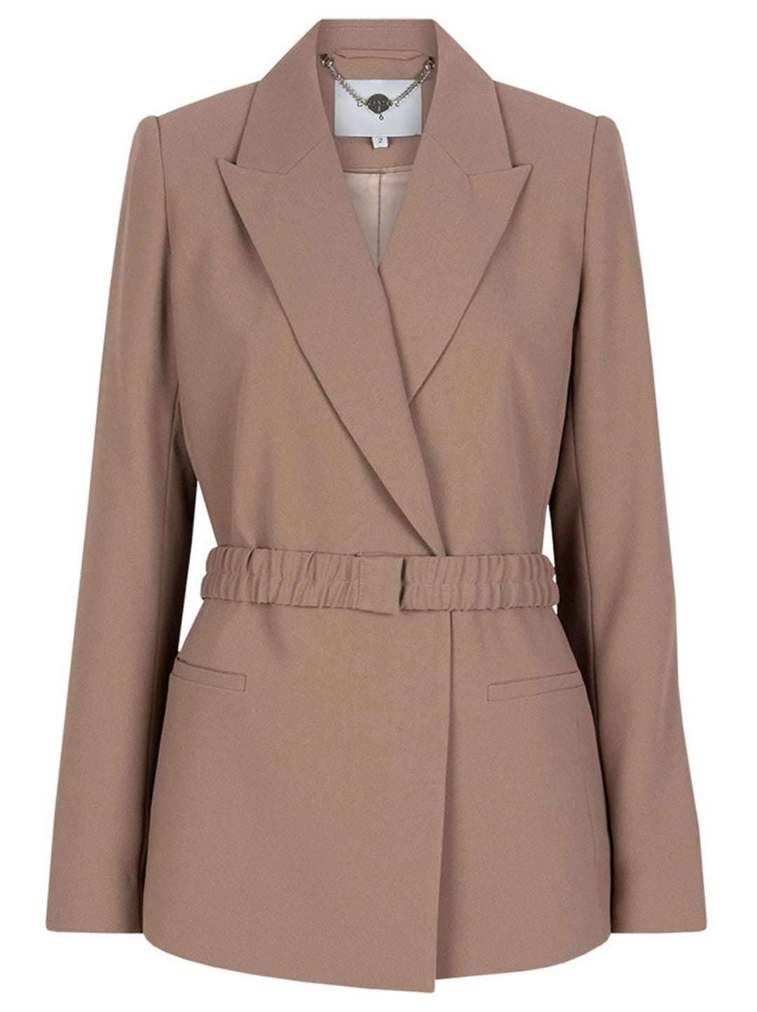 Dante 6 D6MEMOIRE blazer-100% polyester-DAMES BLAZERS & GILETS-Bruin