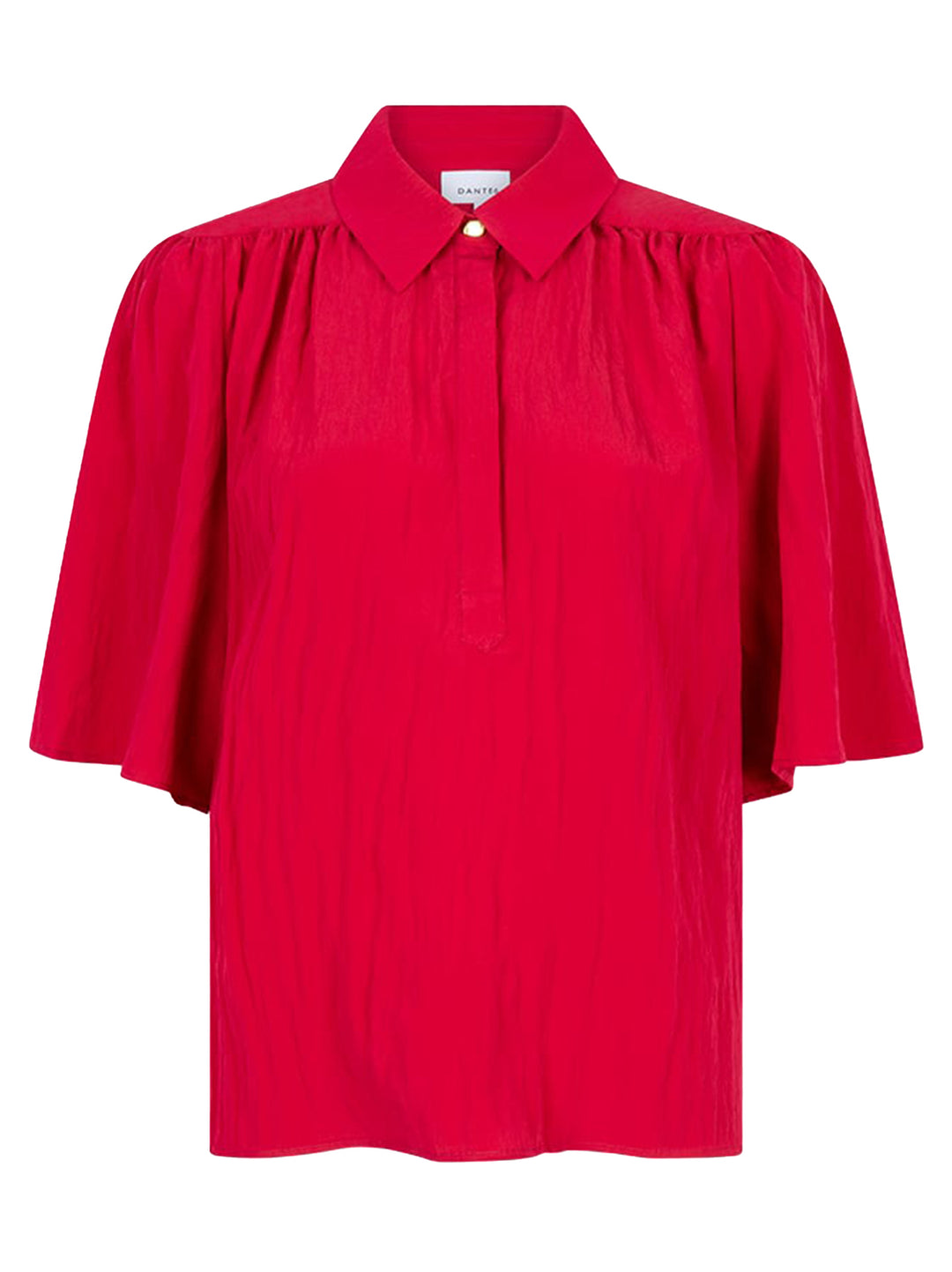 Dante 6 Devi cropped blouse – Rood-81% viscose, 19% polyamide-DAMES TOPS & BLOUSES-Rood