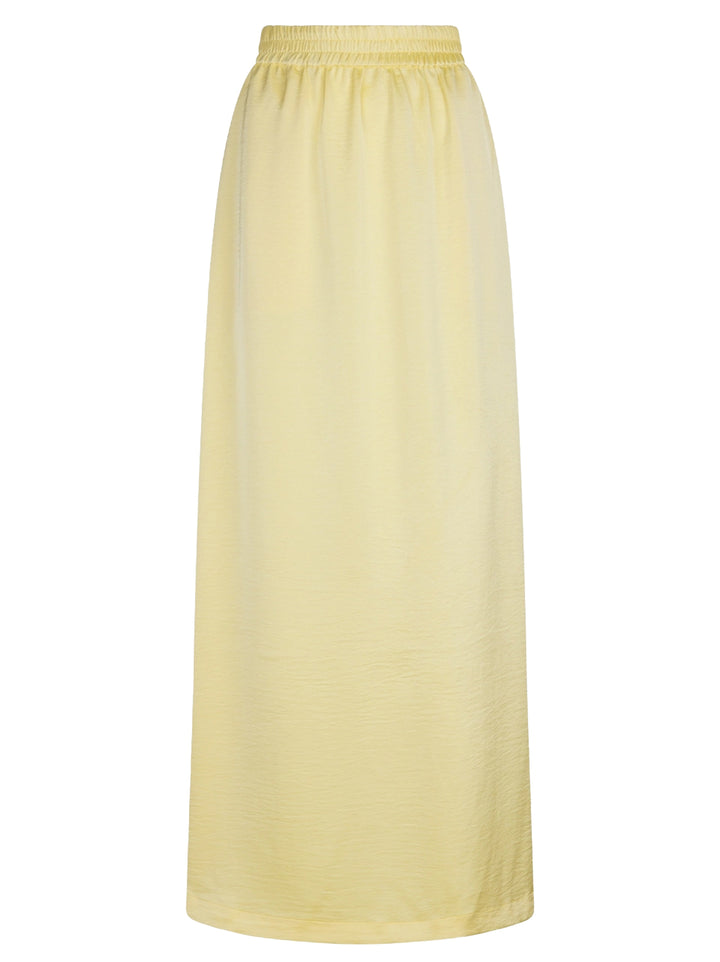 Dante 6 Dimal Maxi-Rok Limoncello-100% polyester<br />-DAMES ROKKEN-Geel