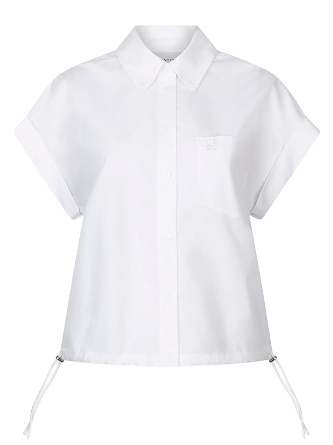 Dante 6 Eclat kapmouw blouse – Wit-100% katoen-DAMES TOPS & BLOUSES-Wit