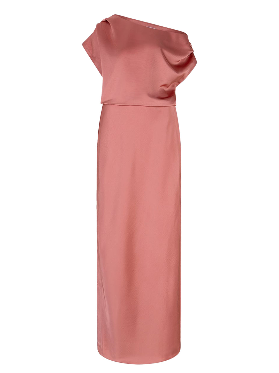 Dante 6 Epic off-shoulder satijnen maxijurk – Roze-100% polyester-DAMES JURKEN-Roze