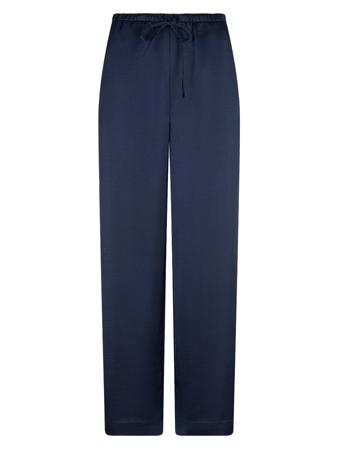 Dante 6 Gestreepte Satijnen Pantalon - Blauw-100% polyester-DAMES BROEKEN-Blauw