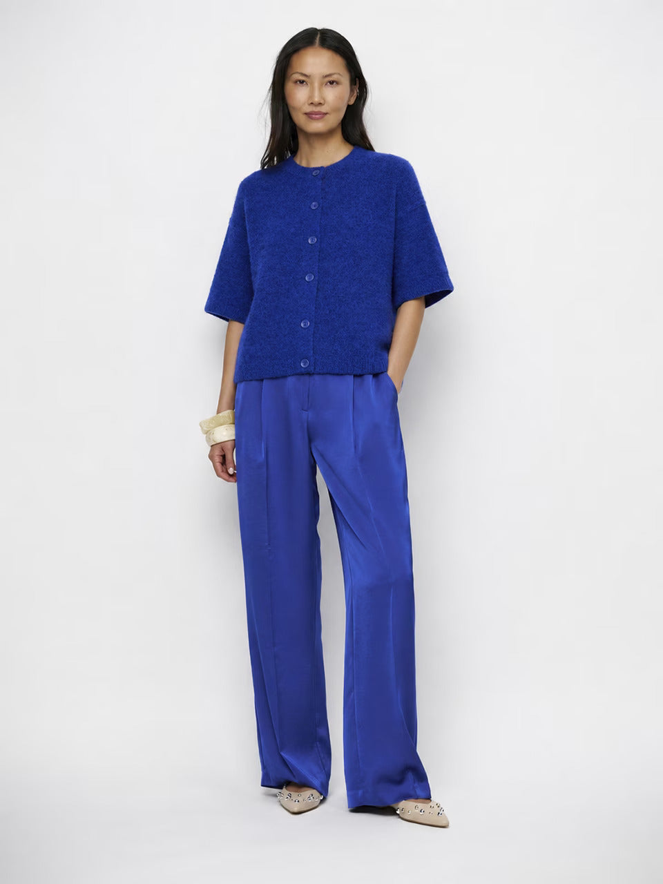 Dante 6 Hiara cardigan – Blauw-41% alpaca wol, 37% polyamide, 22% merino wol-DAMES TRUIEN & VESTEN-Blauw