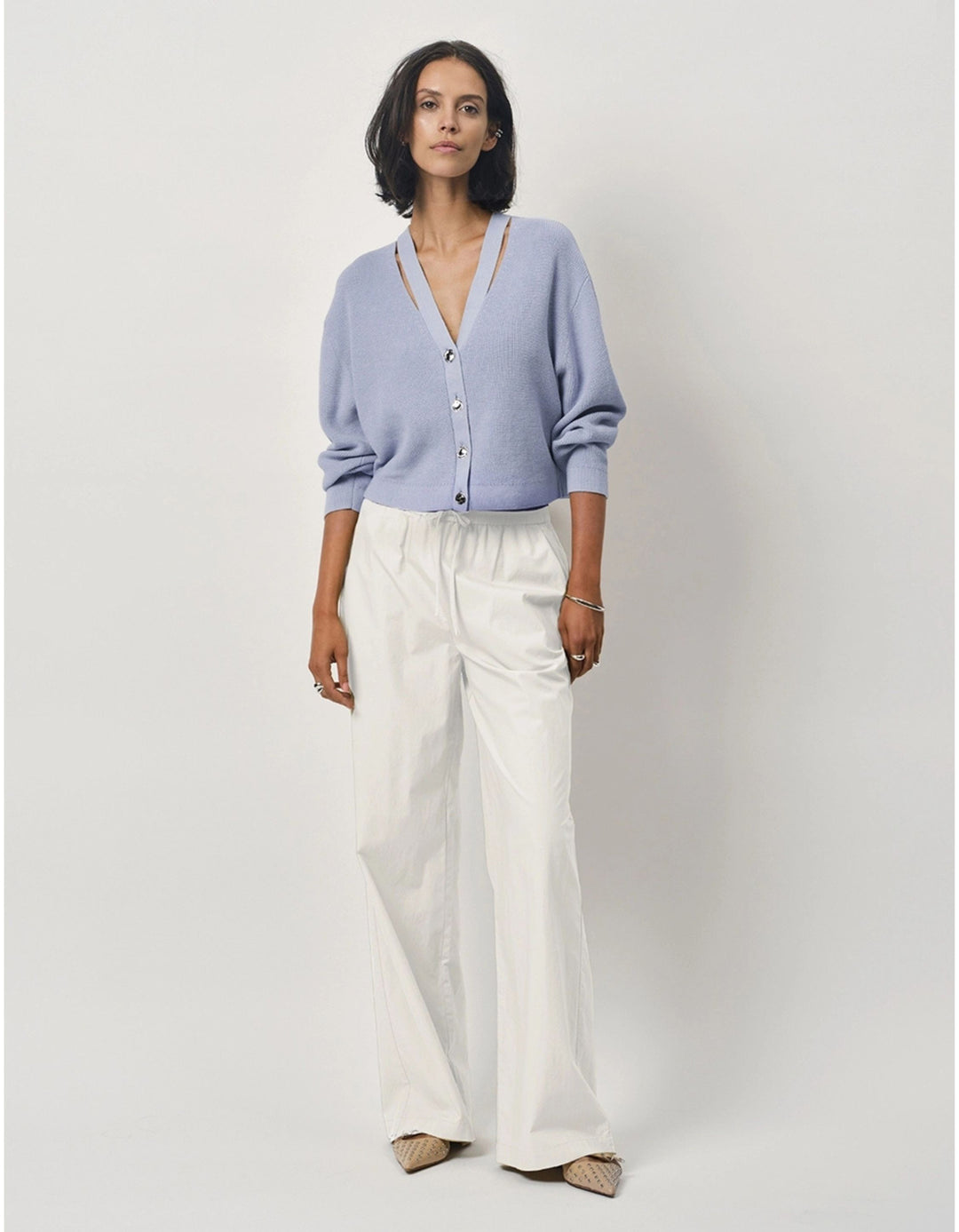 Dante 6 JENY vest lichtblauw-80% katoen, 20% wol-DAMES TRUIEN & VESTEN-Blauw