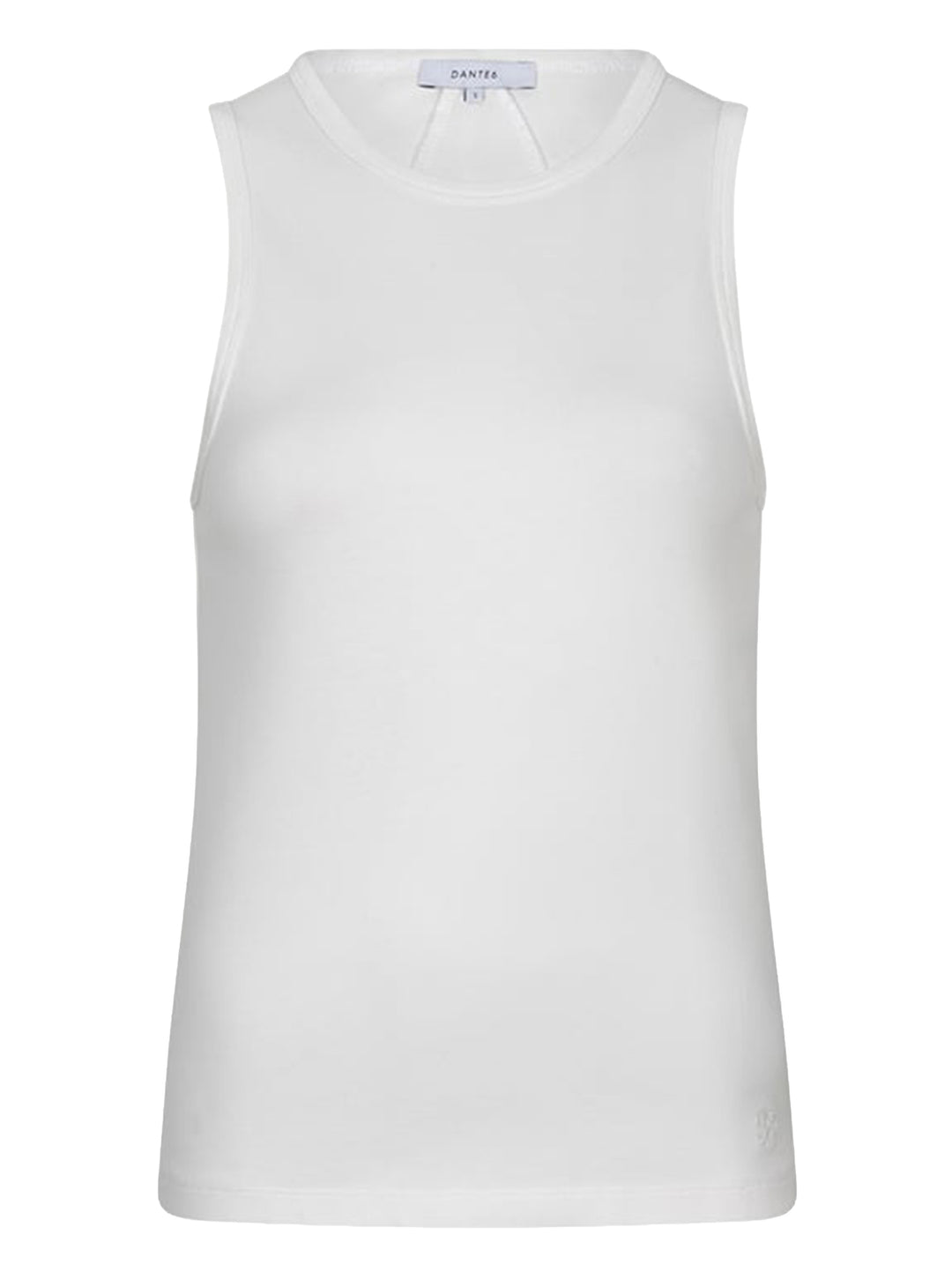 Dante 6 Jovie Tanktop – Wit-95% katoen, 5% elastaan-DAMES TOPS & BLOUSES-Wit