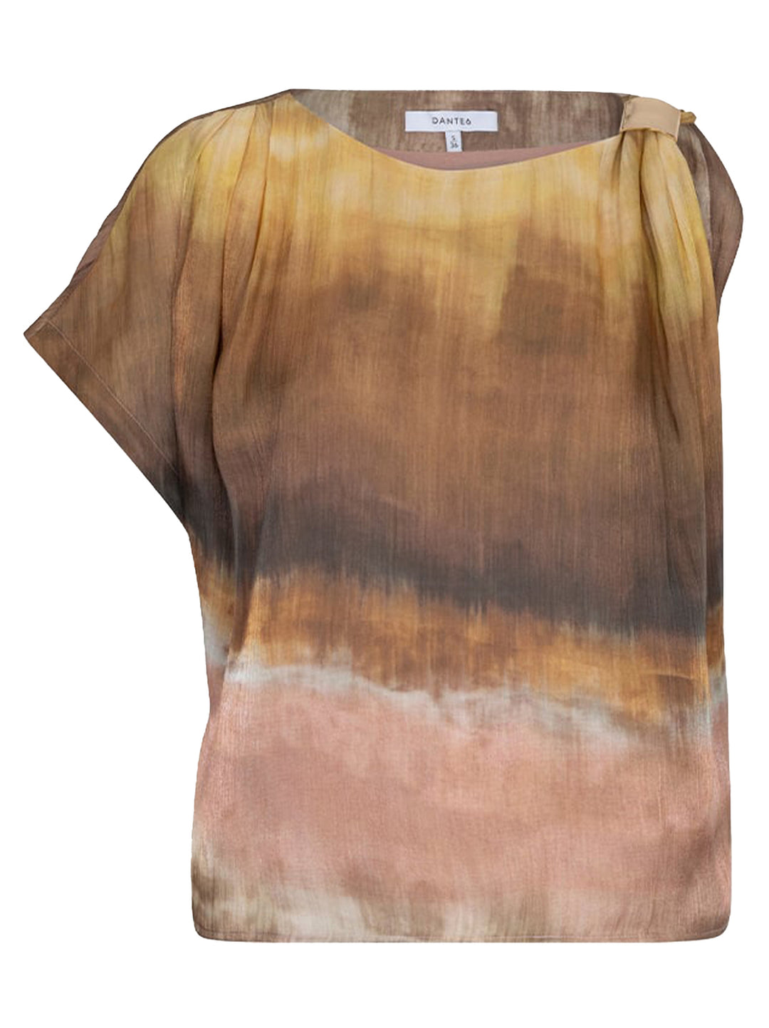 Dante 6 Kaira asymmetrische print top-100% polyester-DAMES TOPS & BLOUSES-Divers