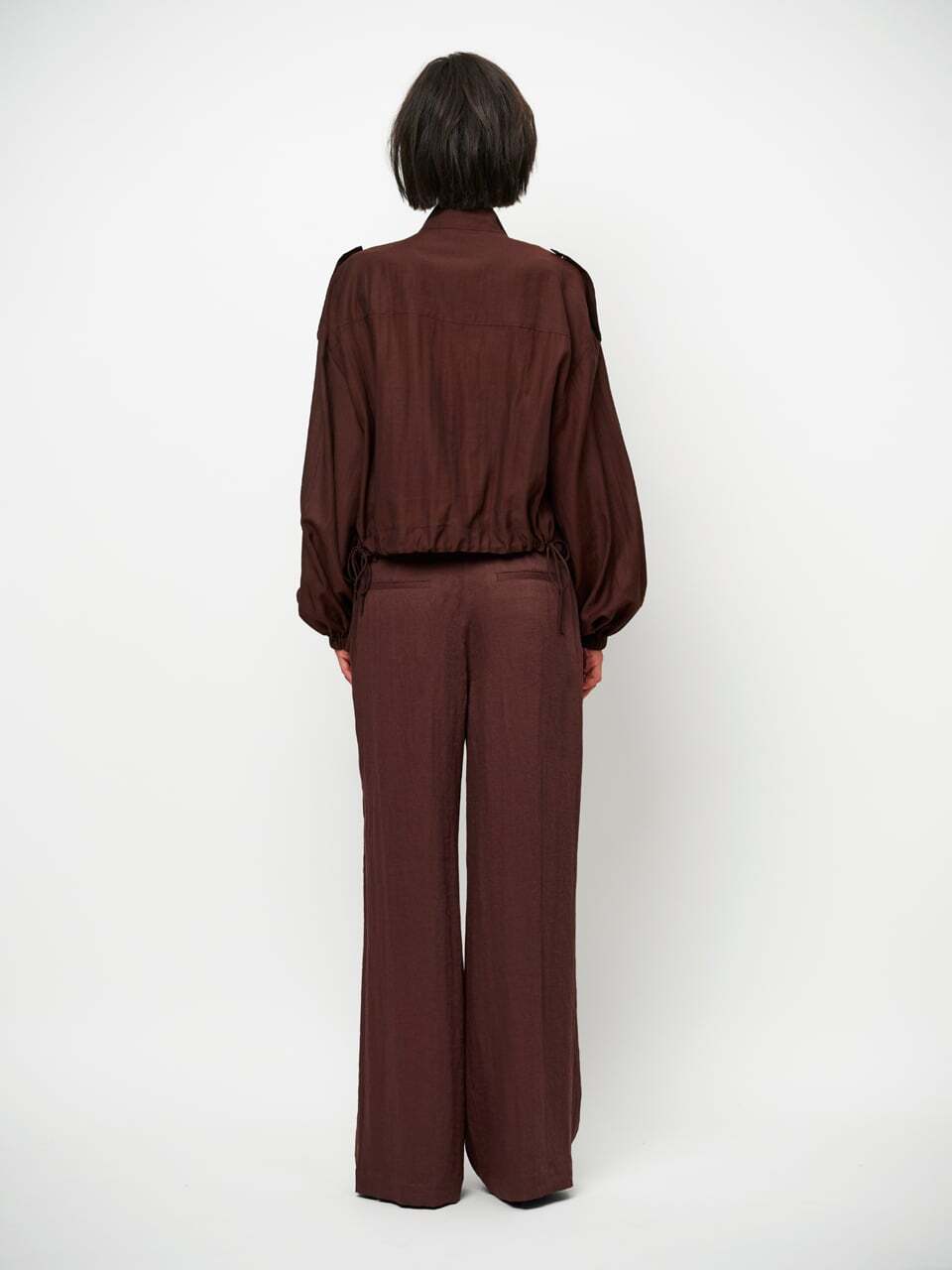 Dante 6 Kenila Pantalon – Bruin-67% viscose, 33% polyamide-DAMES BROEKEN-Bruin