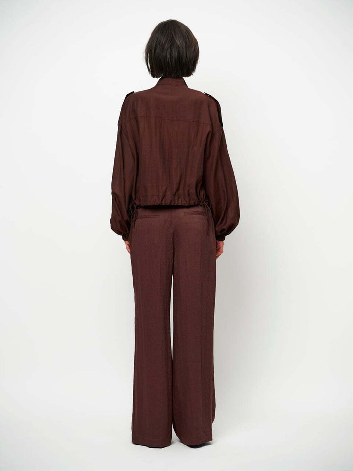 Dante 6 Kenila Pantalon – Bruin-67% viscose, 33% polyamide-DAMES BROEKEN-Bruin