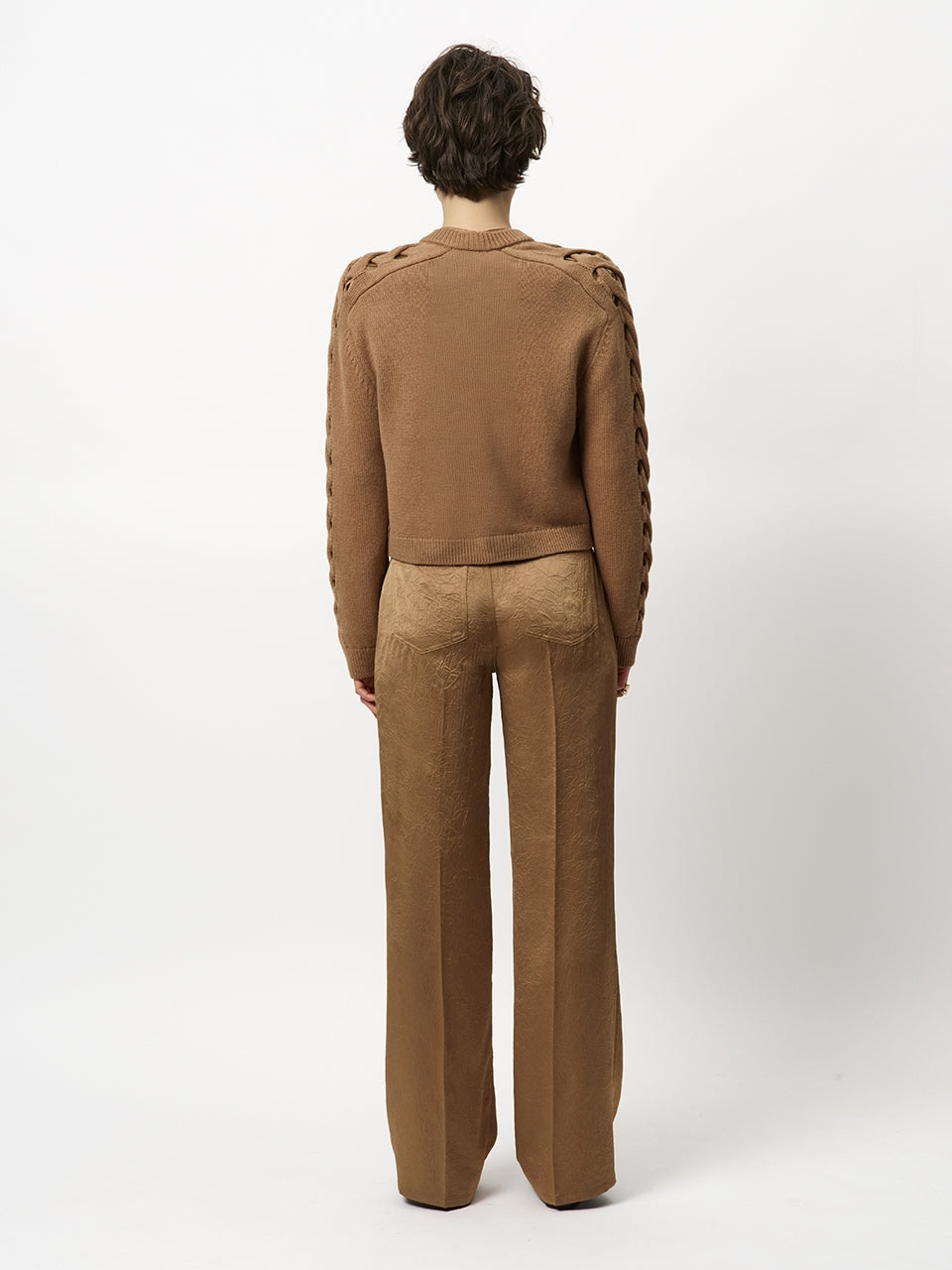 Dante 6 Knit Cardigan – Bruin-50% wol, 30% polyamide, 20% modal-DAMES TRUIEN & VESTEN-Bruin