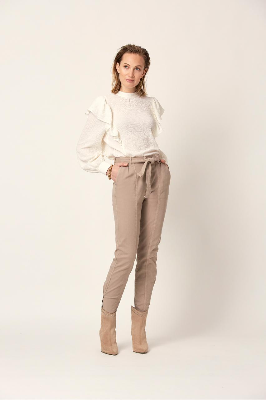 Dante 6 Moonchild top-51% polyester, 48% viskose, 1% polyamide-DAMES TOPS & BLOUSES-Wit