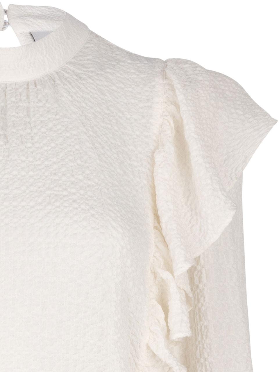 Dante 6 Moonchild top-51% polyester, 48% viskose, 1% polyamide-DAMES TOPS & BLOUSES-Wit