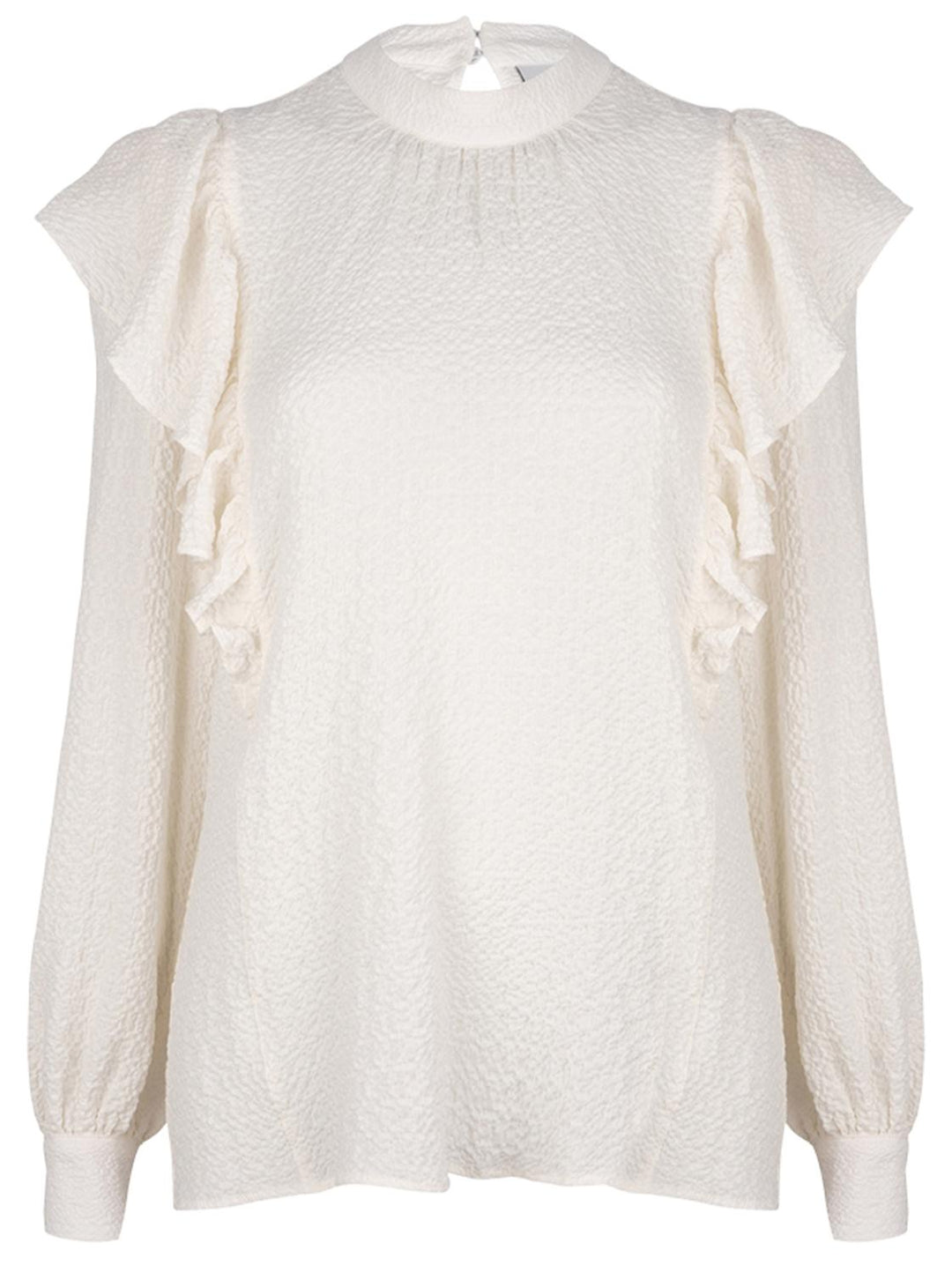 Dante 6 Moonchild top-51% polyester, 48% viskose, 1% polyamide-DAMES TOPS & BLOUSES-Wit