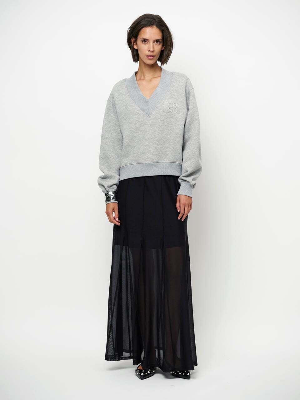 Dante 6 Nox Sweater – Grijs-60% katoen, 40% polyester-DAMES TRUIEN & VESTEN-Grijs