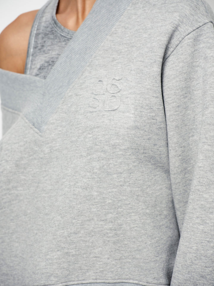 Dante 6 Nox Sweater – Grijs-60% katoen, 40% polyester-DAMES TRUIEN & VESTEN-Grijs