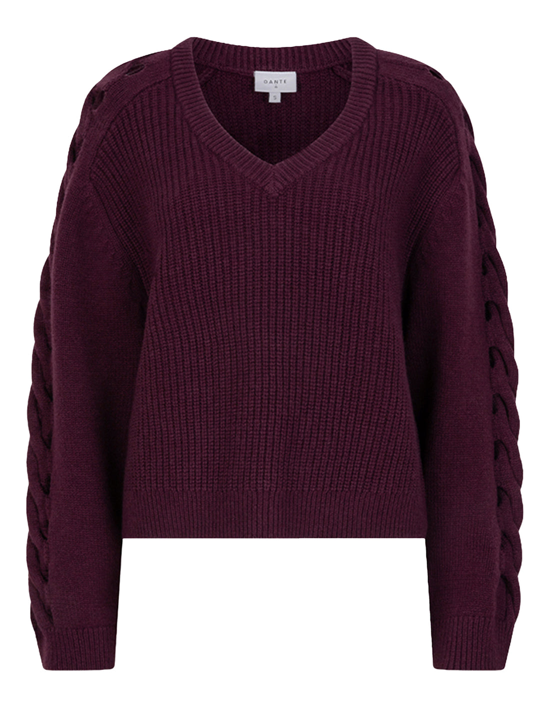 Dante 6 Paloma Trui – Rood-50% wol, 30% polyamide, 20% modal-DAMES TRUIEN & VESTEN-Rood