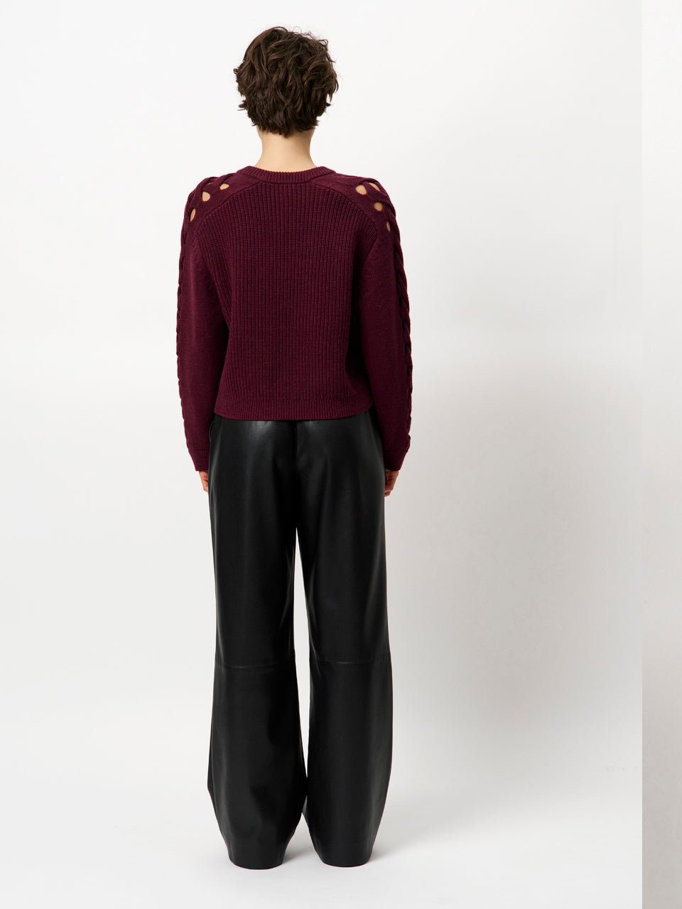 Dante 6 Paloma Trui – Rood-50% wol, 30% polyamide, 20% modal-DAMES TRUIEN & VESTEN-Rood