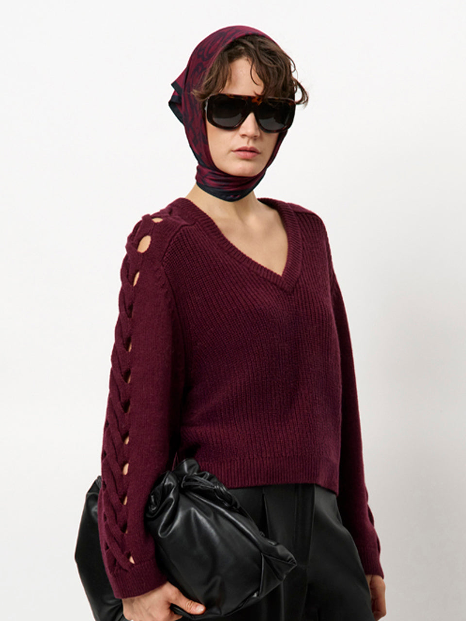 Dante 6 Paloma Trui – Rood-50% wol, 30% polyamide, 20% modal-DAMES TRUIEN & VESTEN-Rood