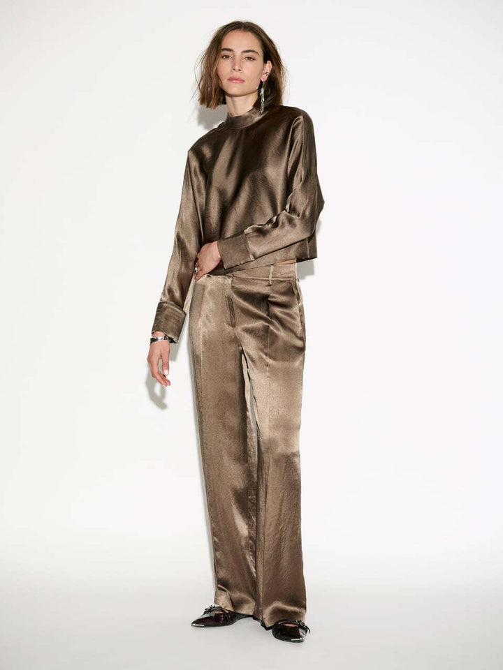 Dante 6 Pantalon Jules – Bruin-100% polyester-DAMES BROEKEN-Bruin