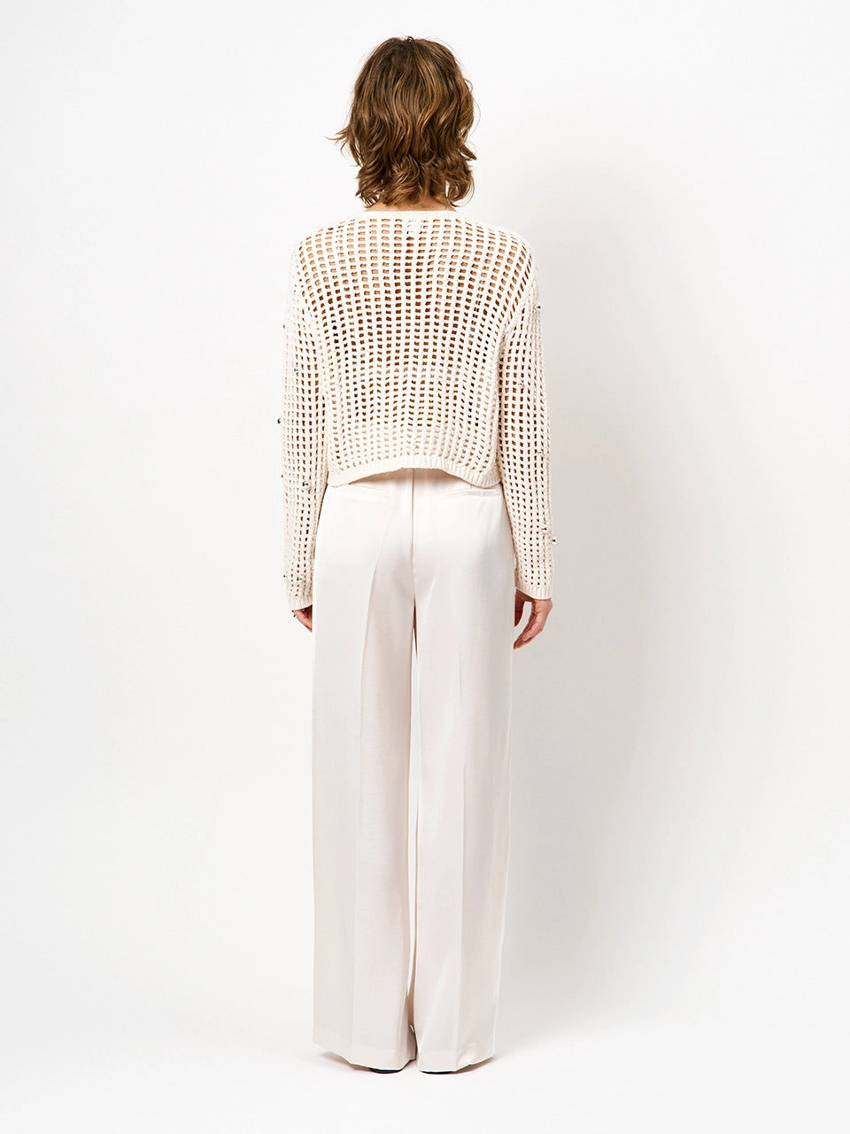 Dante 6 pantalon – White-100% polyester-DAMES BROEKEN-Beige