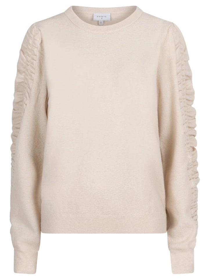 Dante 6 PARDON trui-47% wol, 38% viscose, 10% polyamide, 5% kasjmier-DAMES TRUIEN & VESTEN-Beige