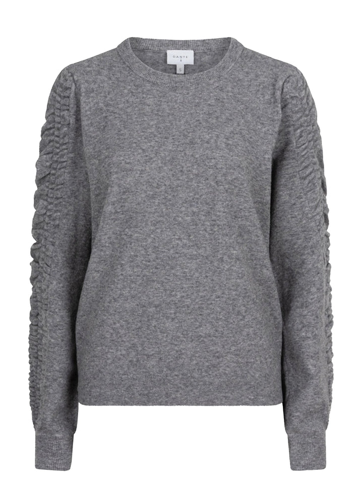 Dante 6 PARDON trui-47% wol, 38% viscose, 10% polyamide, 5% kasjmier-DAMES TRUIEN & VESTEN-Grijs