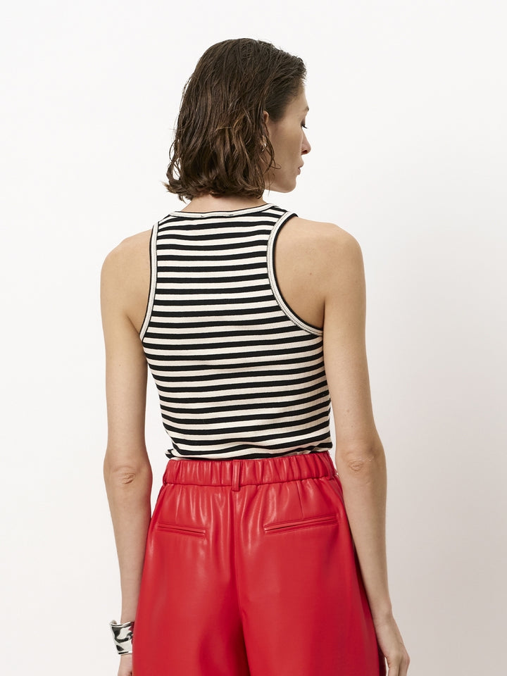 Dante 6 Relaxed Top – Blauw-95% katoen, 5% elasthaan-DAMES TOPS & BLOUSES-Blauw