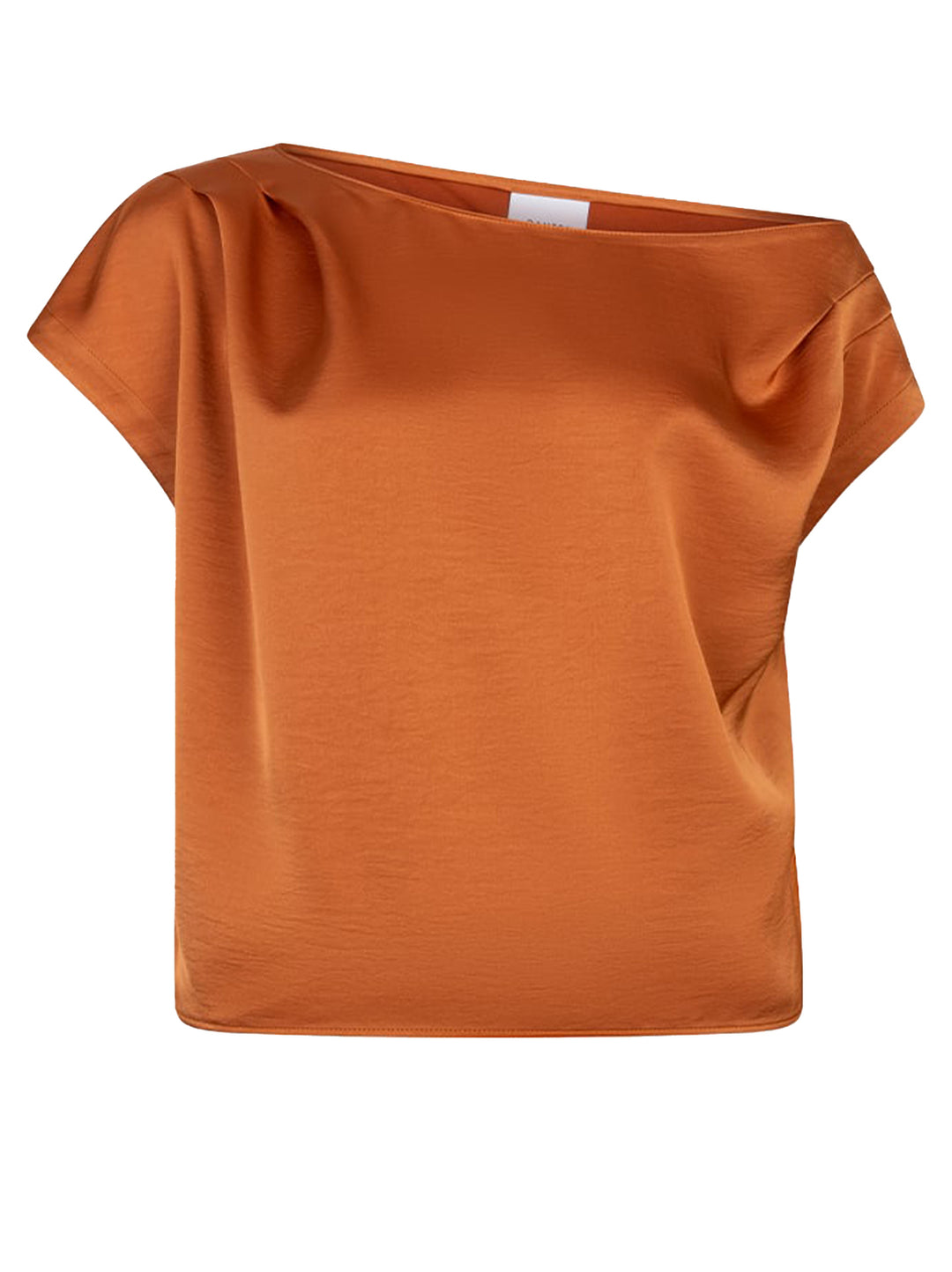 Dante 6 Roam satijnen drapey crop top – Oranje-100% polyester-DAMES TOPS & BLOUSES-Oranje