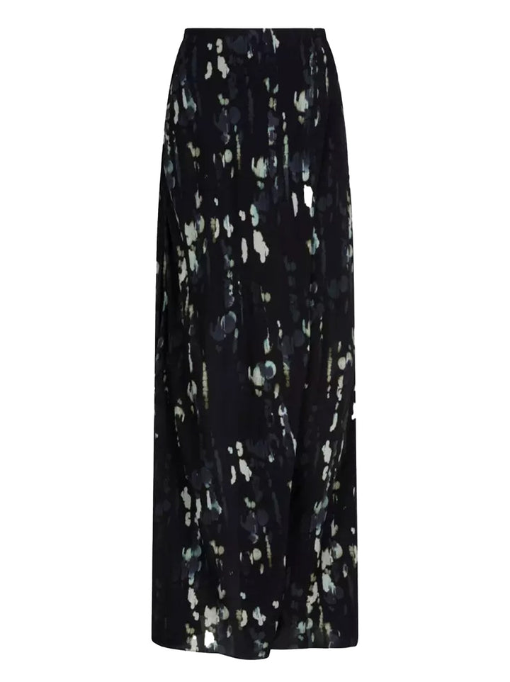 Dante 6 rok CRISTOPHER-100% viscose-DAMES ROKKEN-Zwart