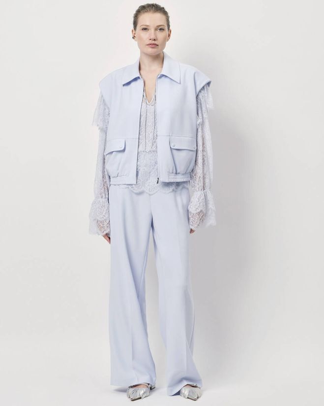 Dante 6 ROWEN bombergilet-92% polyester, 8% elasthaan-DAMES BLAZERS & GILETS-Blauw