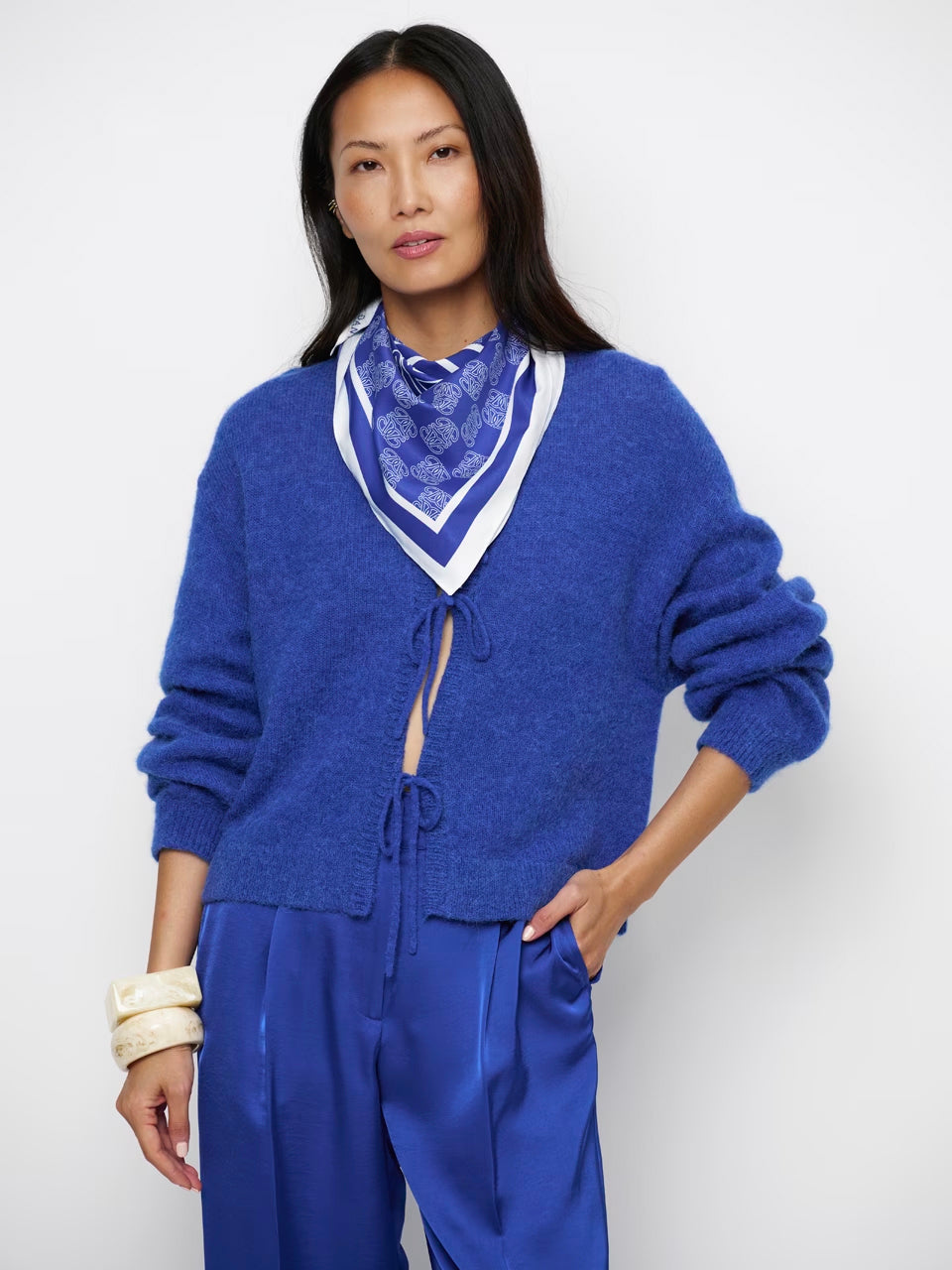 Dante 6 Shawl – Blauw-100% polyester-DAMES ACCESSOIRES-Blauw