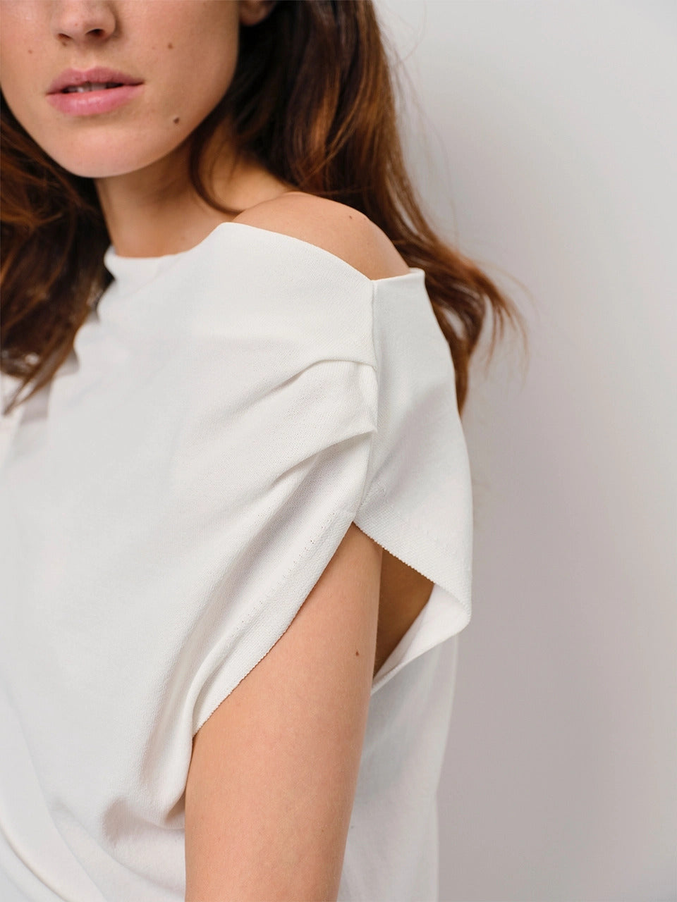 Dante 6 Soroko Top-65% viskose, 35% polyamide-DAMES TOPS & BLOUSES-Wit