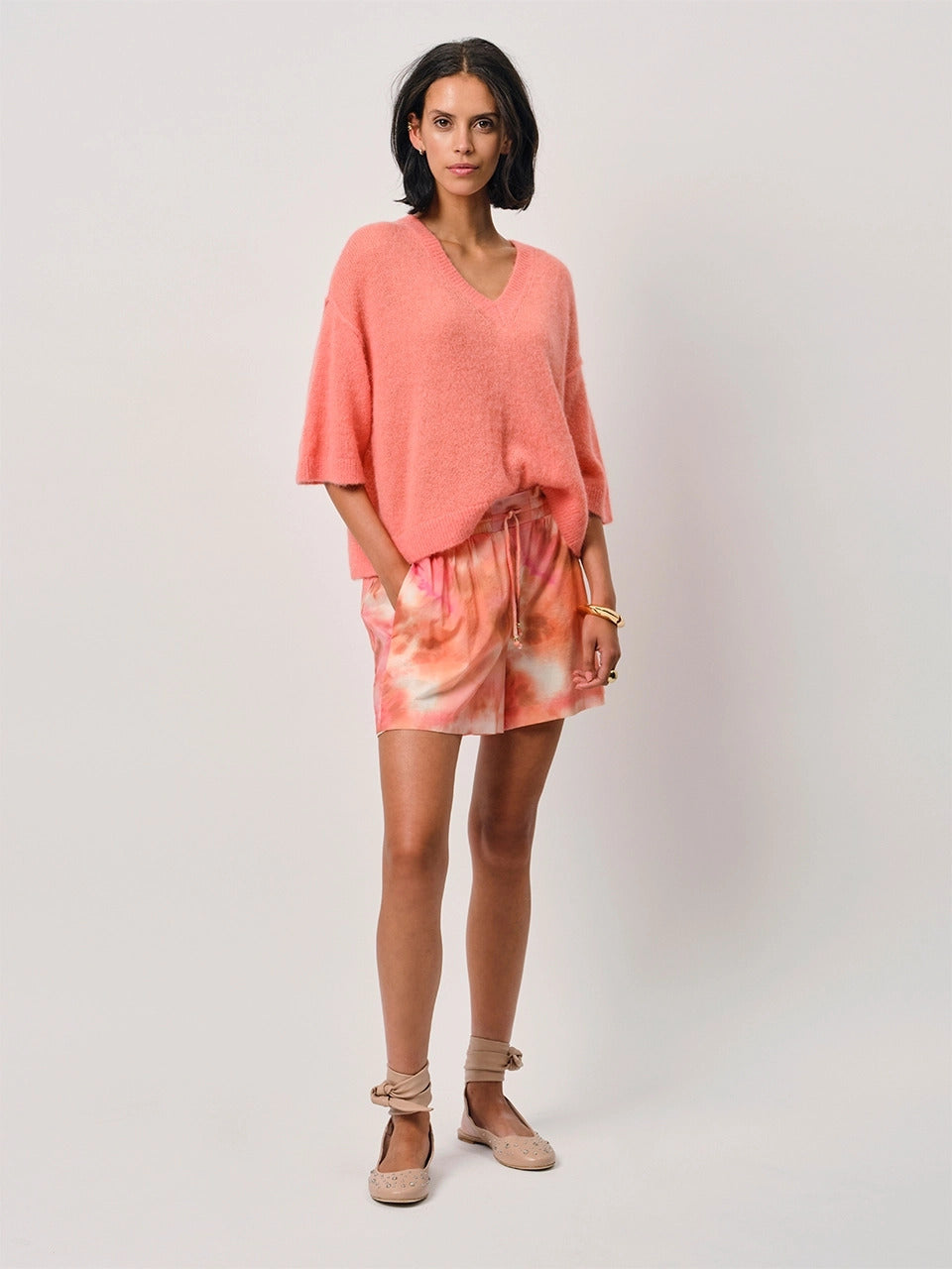 Dante 6 Tayla Trui – Oranje-41% polyamide, 38% alpaca wol, 21% wol-DAMES TRUIEN & VESTEN-Oranje