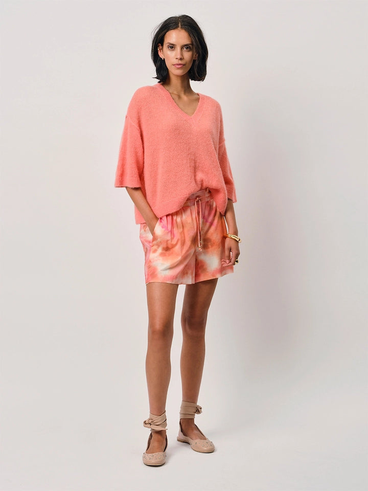 Dante 6 Tayla Trui – Oranje-41% polyamide, 38% alpaca wol, 21% wol-DAMES TRUIEN & VESTEN-Oranje