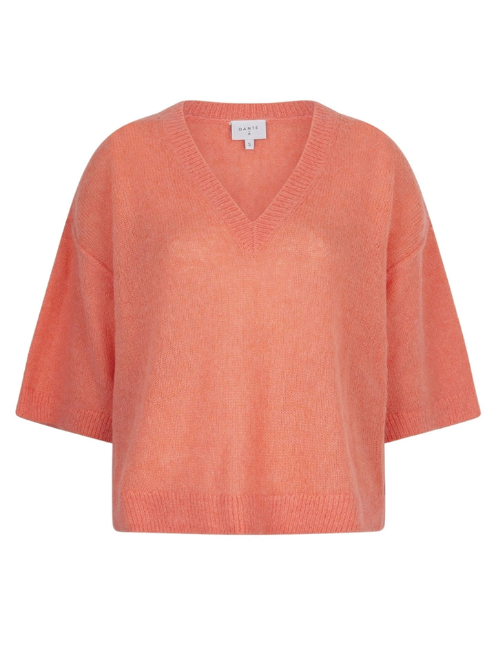 Dante 6 Tayla Trui – Oranje-41% polyamide, 38% alpaca wol, 21% wol-DAMES TRUIEN & VESTEN-Oranje