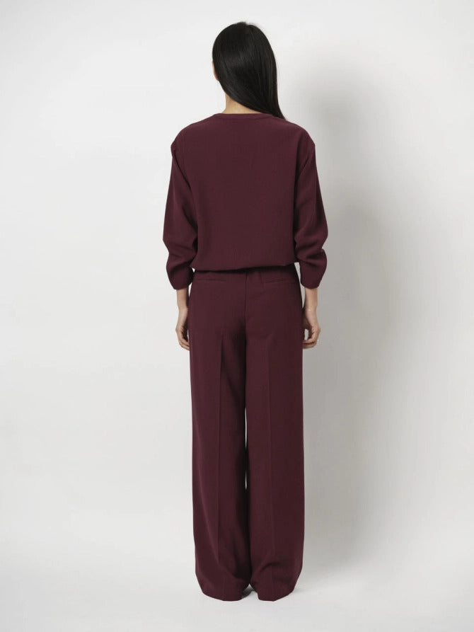 Dante 6 THORN top-100% recycled polyester-DAMES TOPS & BLOUSES-Bordeaux