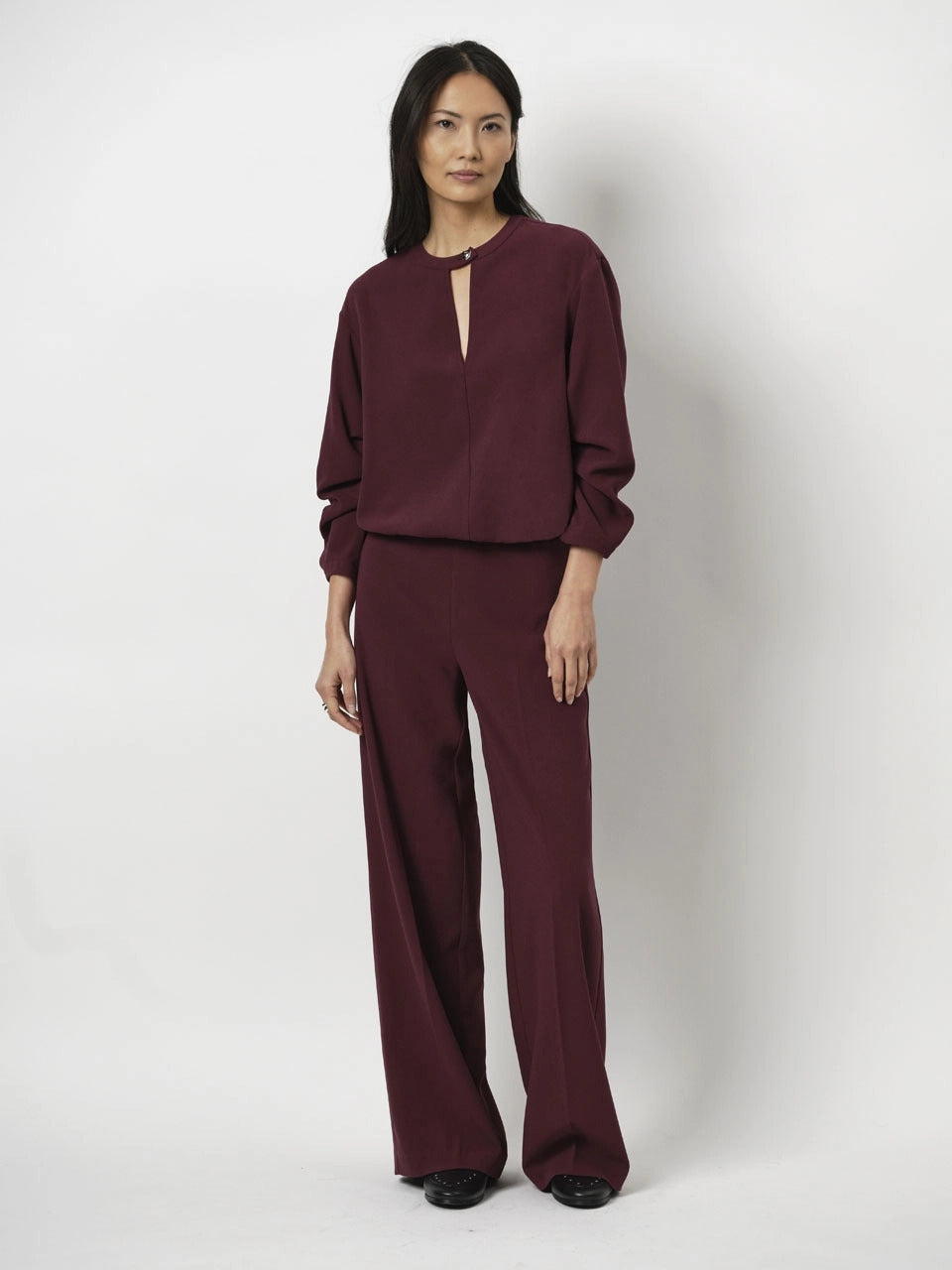 Dante 6 THORN top-100% recycled polyester-DAMES TOPS & BLOUSES-Bordeaux