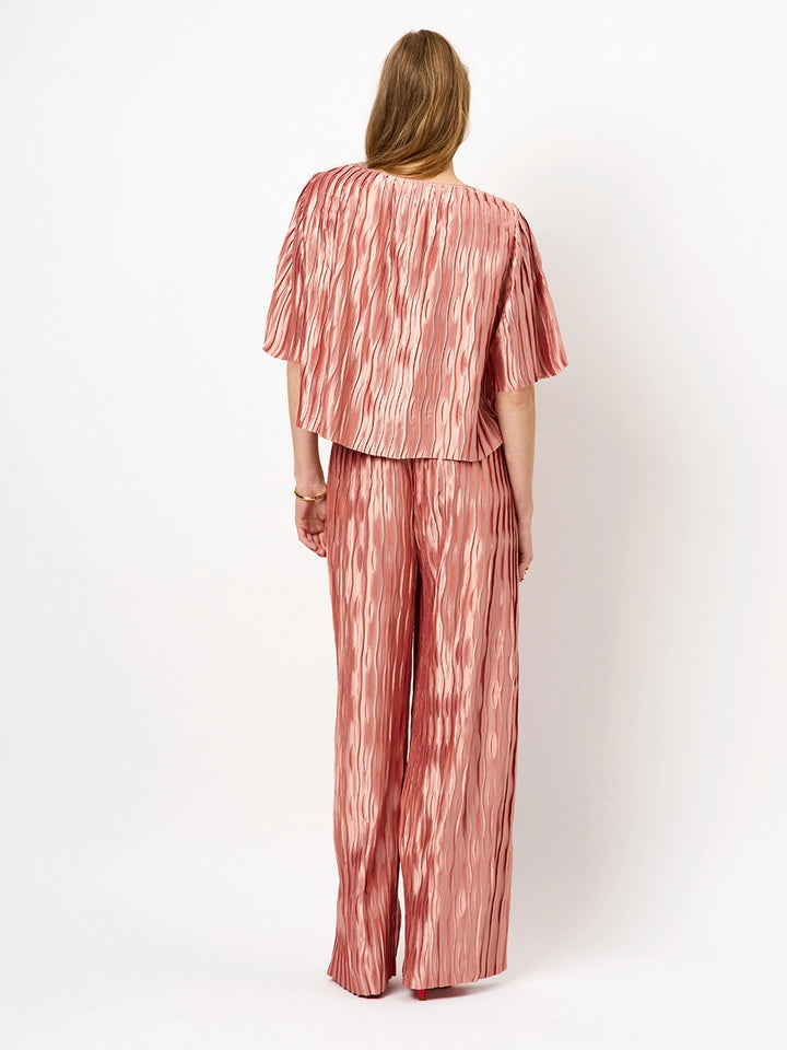 Dante 6 Yoko Blouse – Rose-100% polyester-DAMES TOPS & BLOUSES-Roze