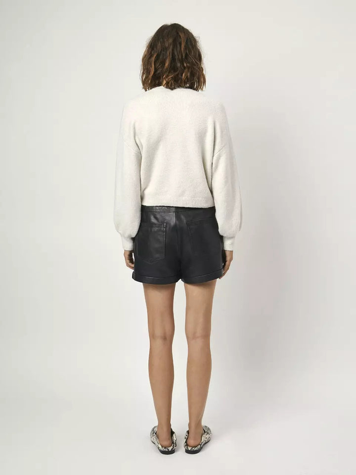 DANTE6 EILEEN vest-55% katoen, 33% polyamide, 10% merinowol, 2% elastaan-DAMES TRUIEN & VESTEN-Beige