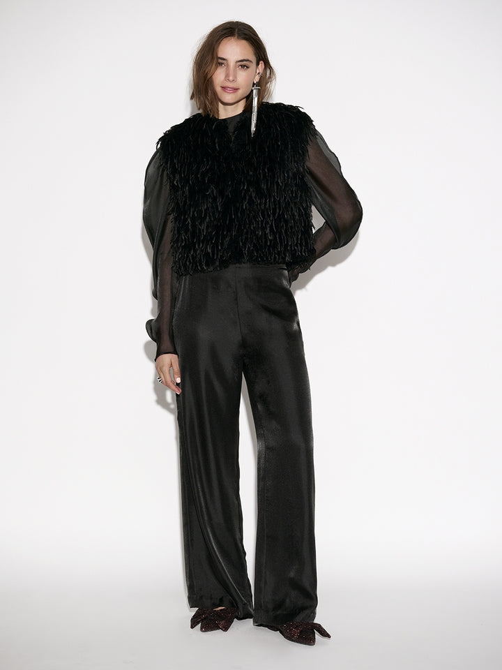 Dante6 Frisson – Zwart Gilet-100% polyester-DAMES TRUIEN & VESTEN-Zwart