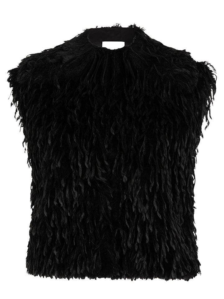 Dante6 Frisson – Zwart Gilet-100% polyester-DAMES TRUIEN & VESTEN-Zwart