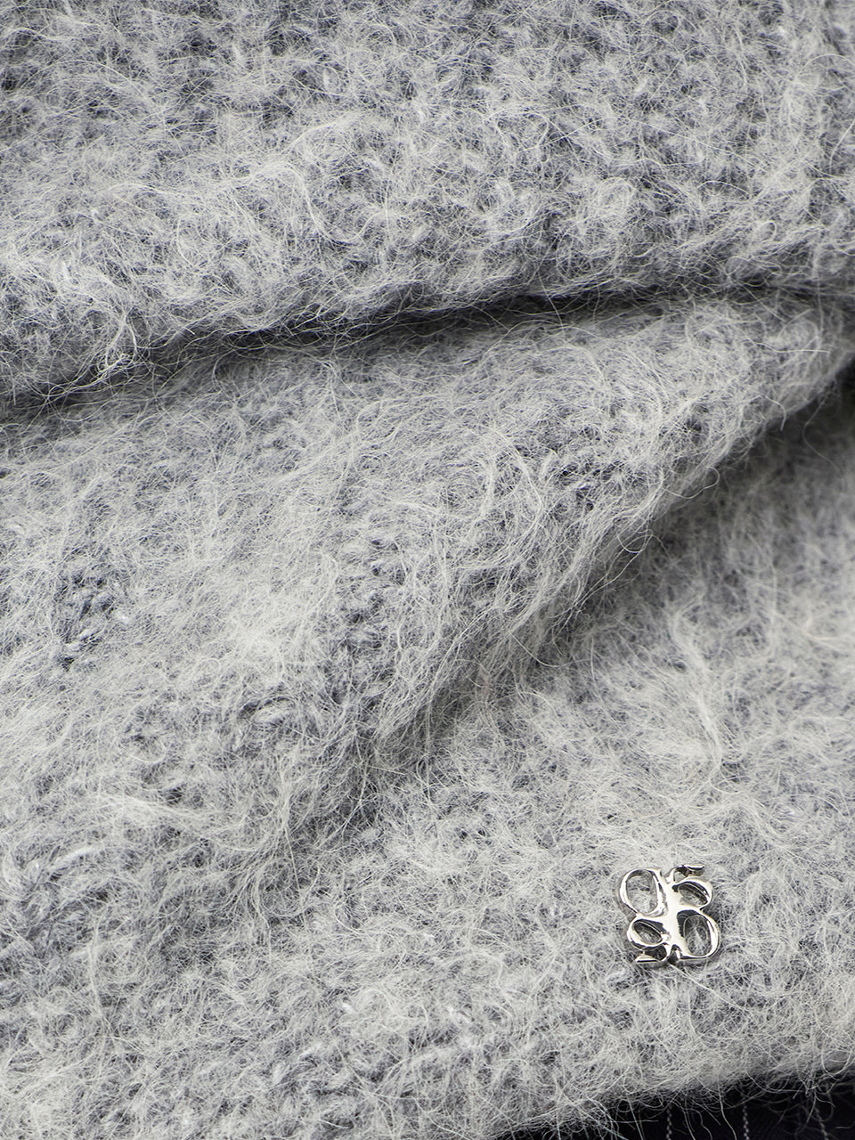 Dante6 Gebreide Trui Emyla – Grijs-50% alpaca wol, 35% polyamide, 15% merino wol-DAMES TRUIEN & VESTEN-Grijs