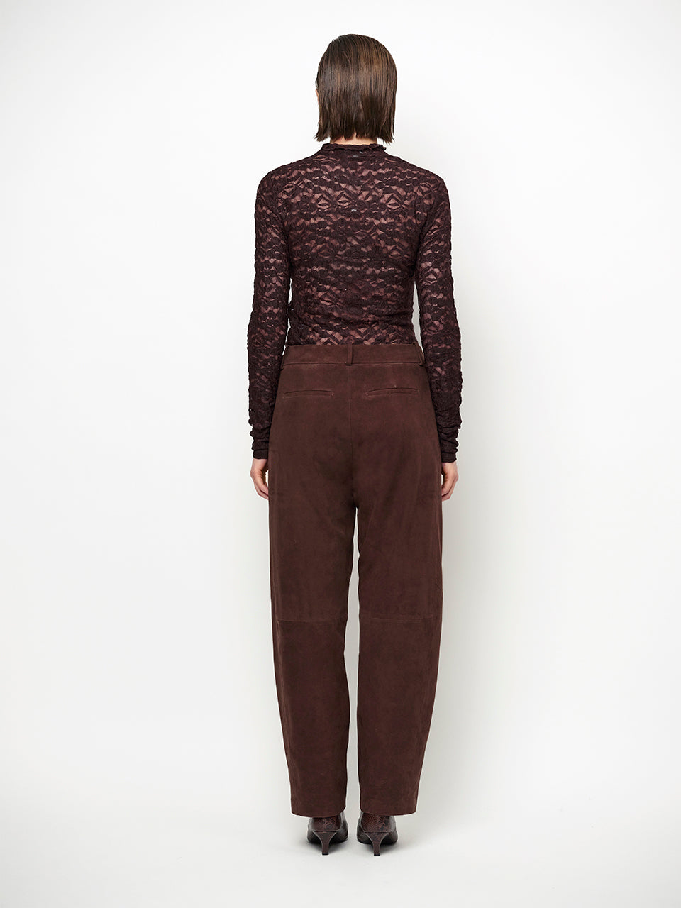 Dante6 Irony Kanten Coltop – Paars-92% polyamide, 8% elastaan-DAMES TOPS & BLOUSES-Paars