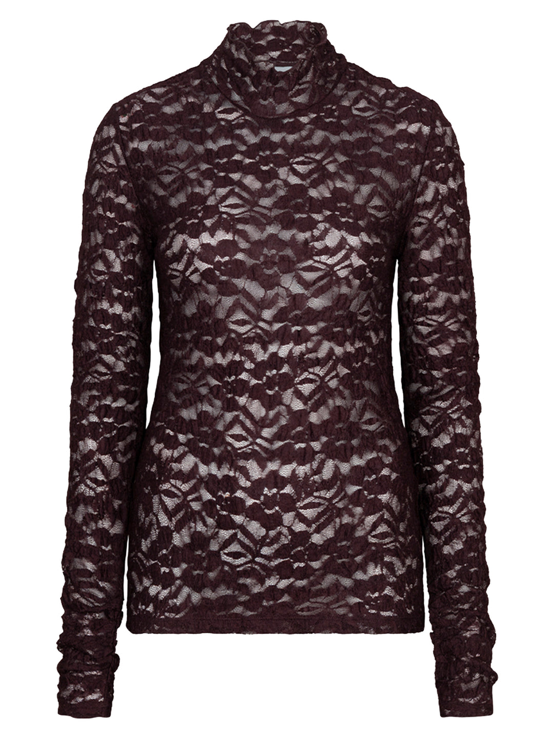 Dante6 Irony Kanten Coltop – Paars-92% polyamide, 8% elastaan-DAMES TOPS & BLOUSES-Paars