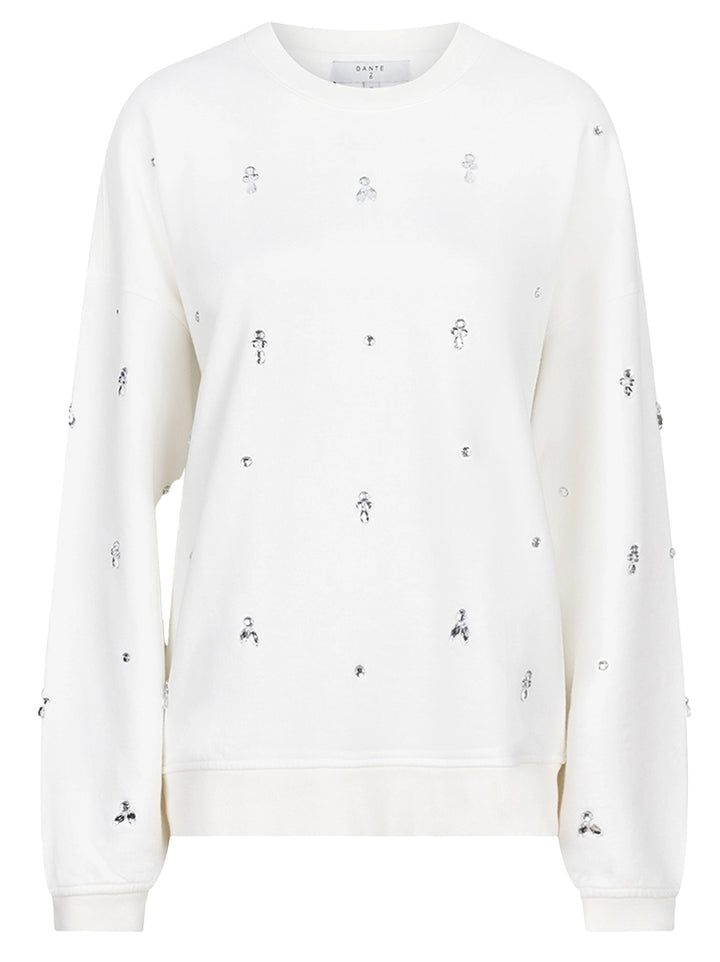 Dante6-Jexar embellished sweater -100% katoen-DAMES TRUIEN & VESTEN-Room