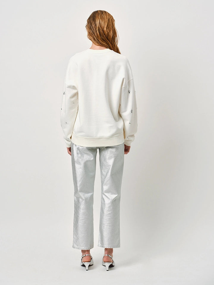 Dante6-Jexar embellished sweater -100% katoen-DAMES TRUIEN & VESTEN-Room