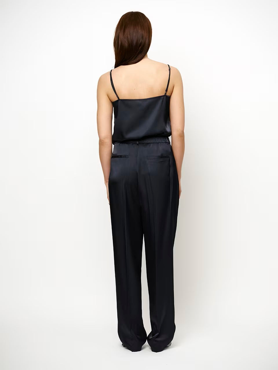 Dante6 Jules Satijnen Pantalon – Blauw-100% polyester-DAMES BROEKEN-Blauw